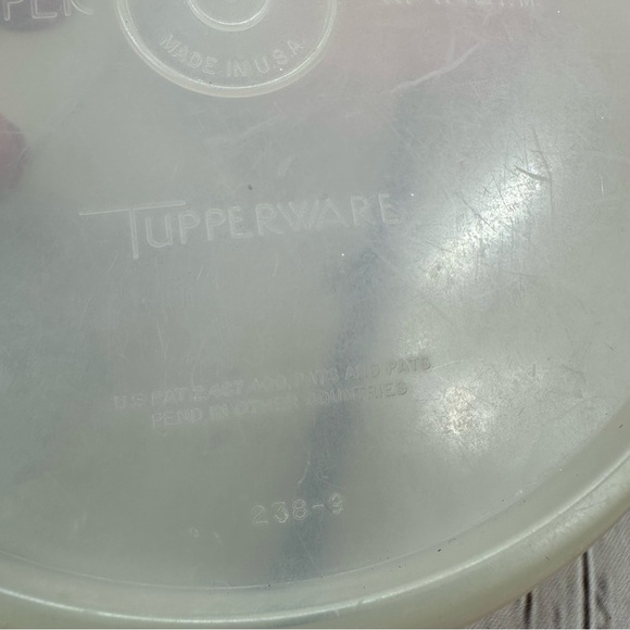 vintage Tupperware Light Pink wonderlier 5.5" Bowl with seal "B" - Picture 11 of 11